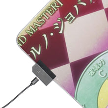 Load image into Gallery viewer, Anime Jojo's Bizarre Adventure RGB LED Mouse Pad (Desk Mat)
