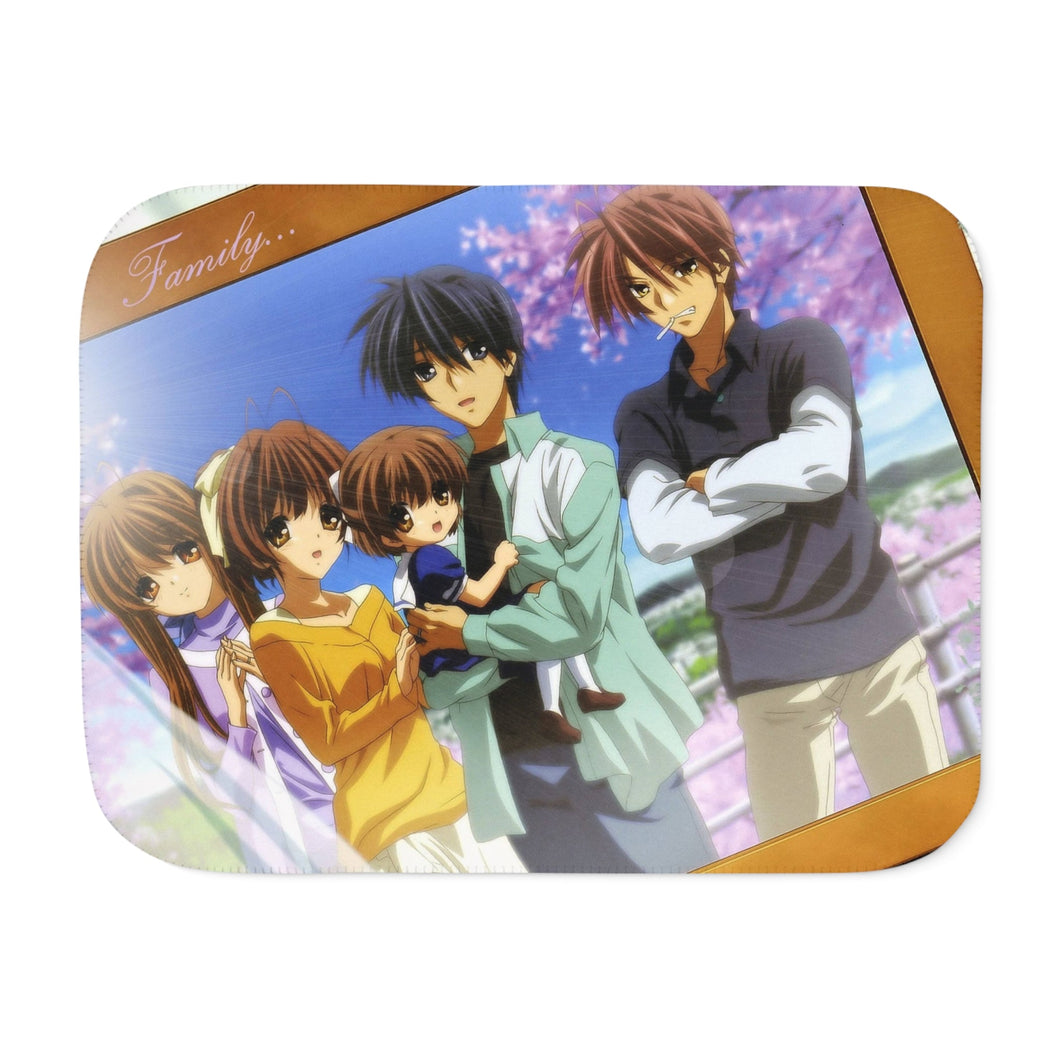 Anime Clannadr Sherpa Blanket