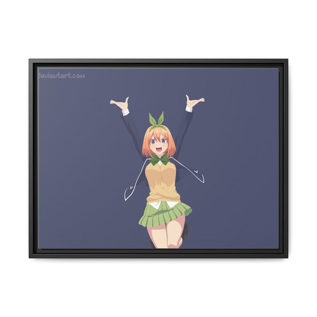 The Quintessential Quintuplets Yotsuba Nakano Canvas Framed Art Print