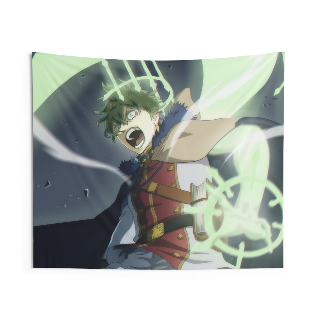 Black Clover Yuno Indoor Wall Tapestry