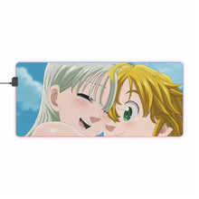 Load image into Gallery viewer, The Seven Deadly Sins Meliodas, Elizabeth Liones RGB LED Mouse Pad (Desk Mat)
