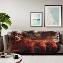 Load image into Gallery viewer, Colossal titan Sherpa Blanket
