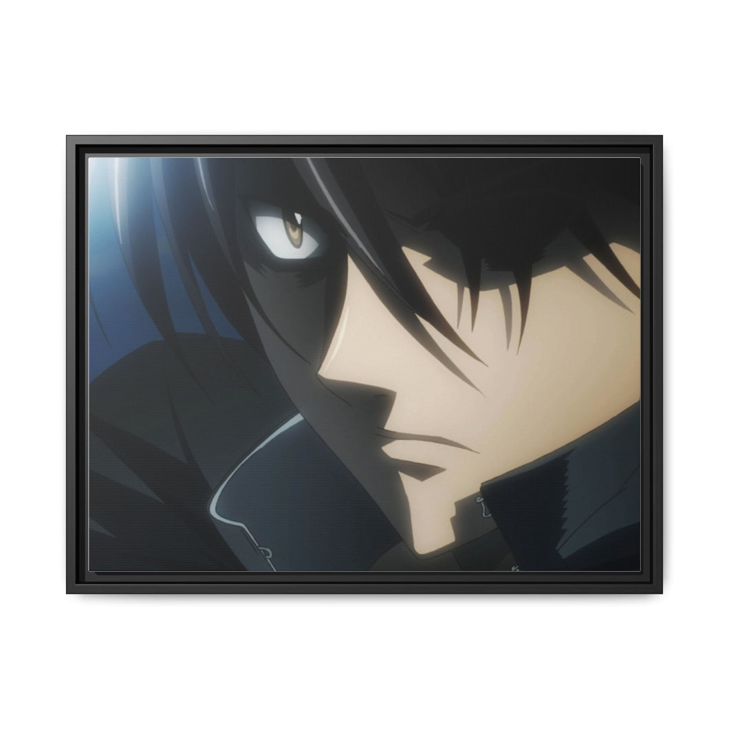 Highschool Of The Dead Canvas Framed Art Print