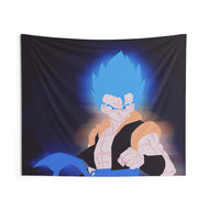 Super Saiyan Blue Gogeta Indoor Wall Tapestry