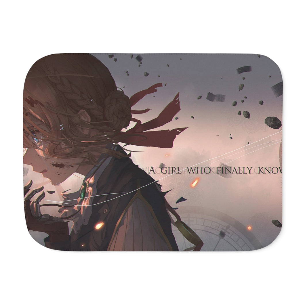 Anime Violet Evergarden Sherpa Blanket