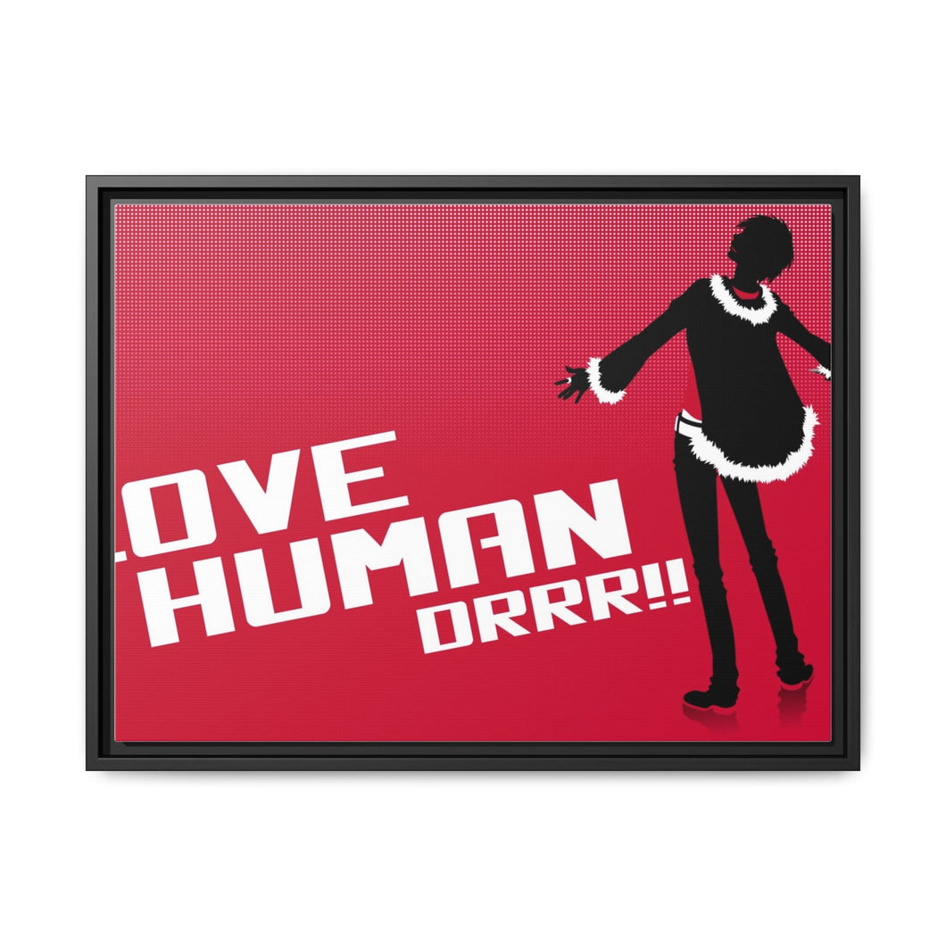 Izaya Orihara Canvas Framed Art Print