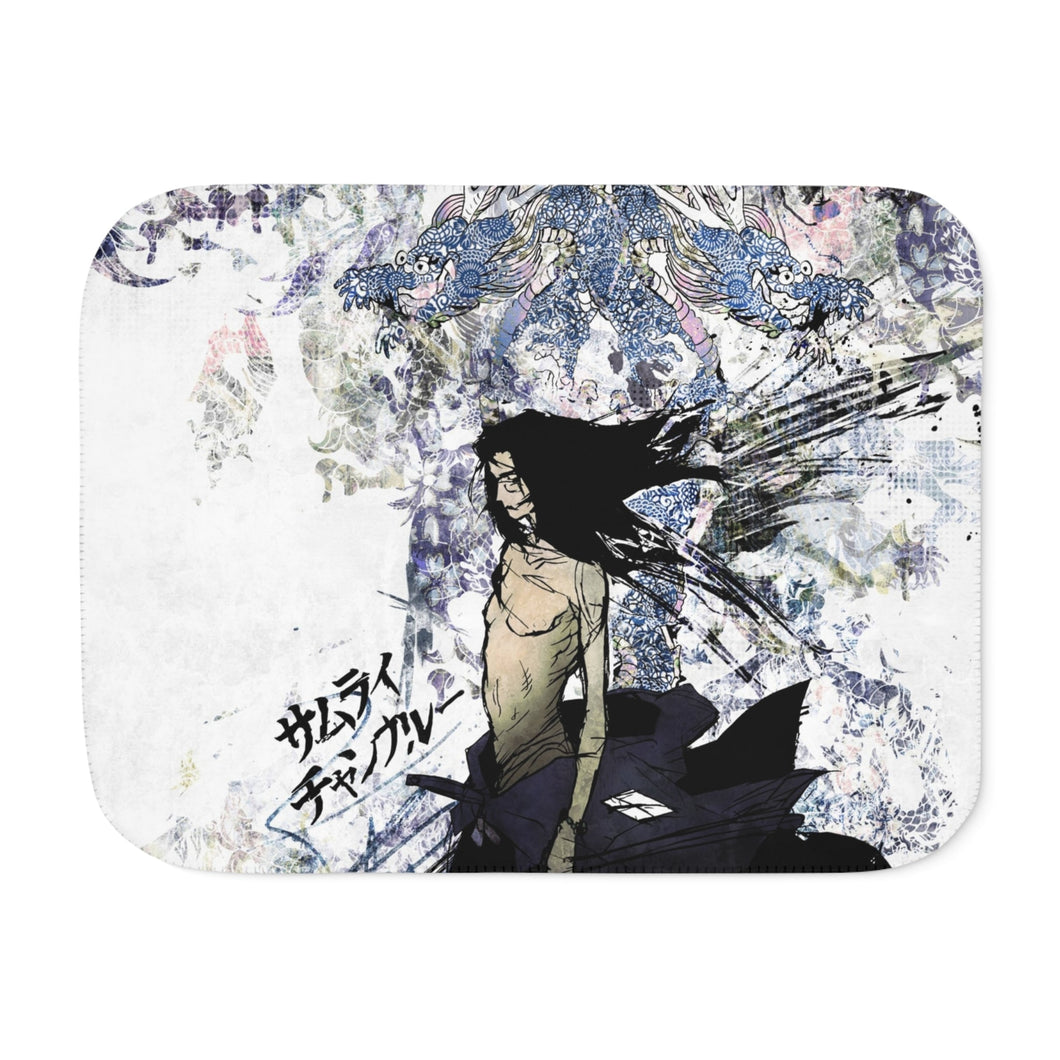 Anime Samurai Champloo Sherpa Blanket