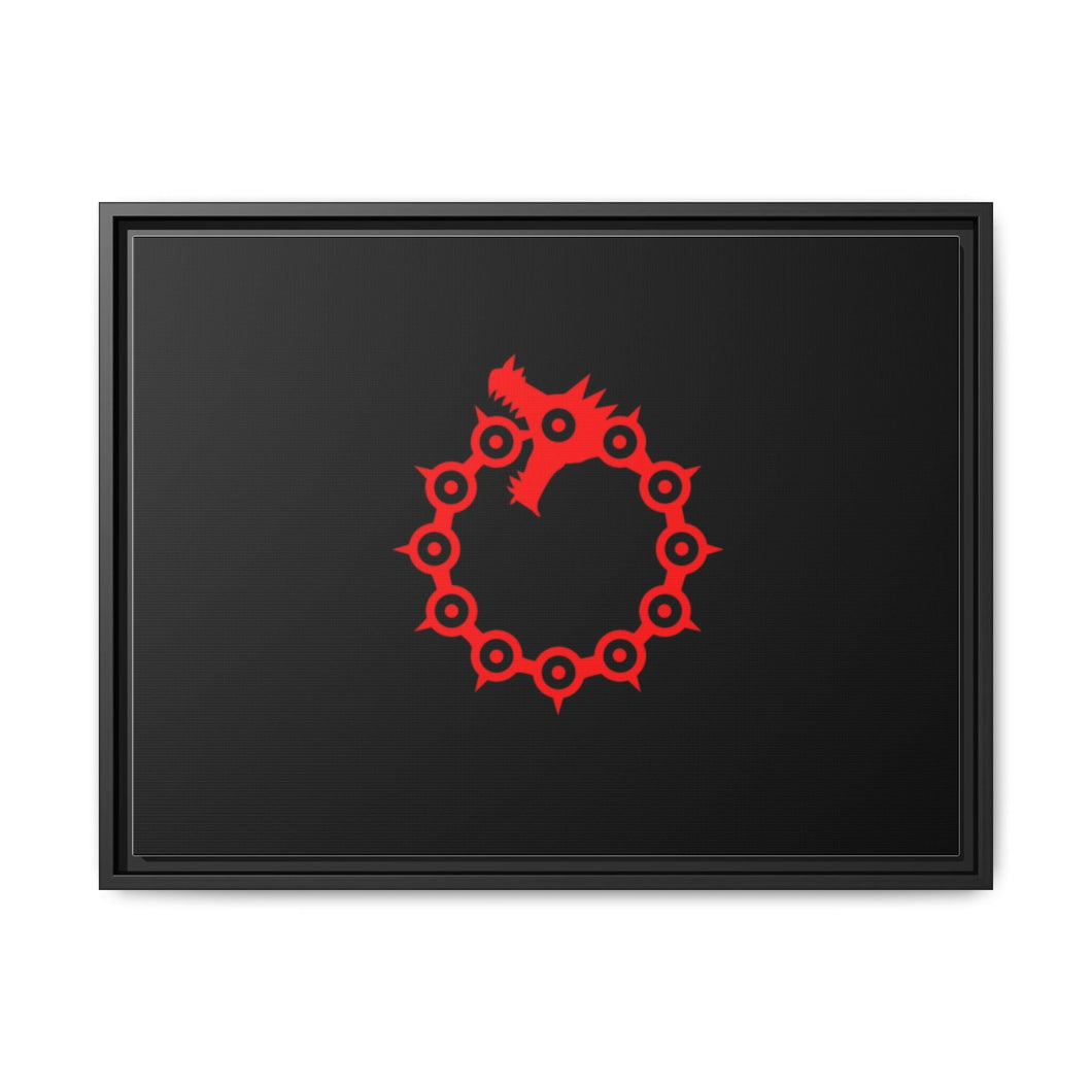 The Seven Deadly Sins Canvas Framed Art Print