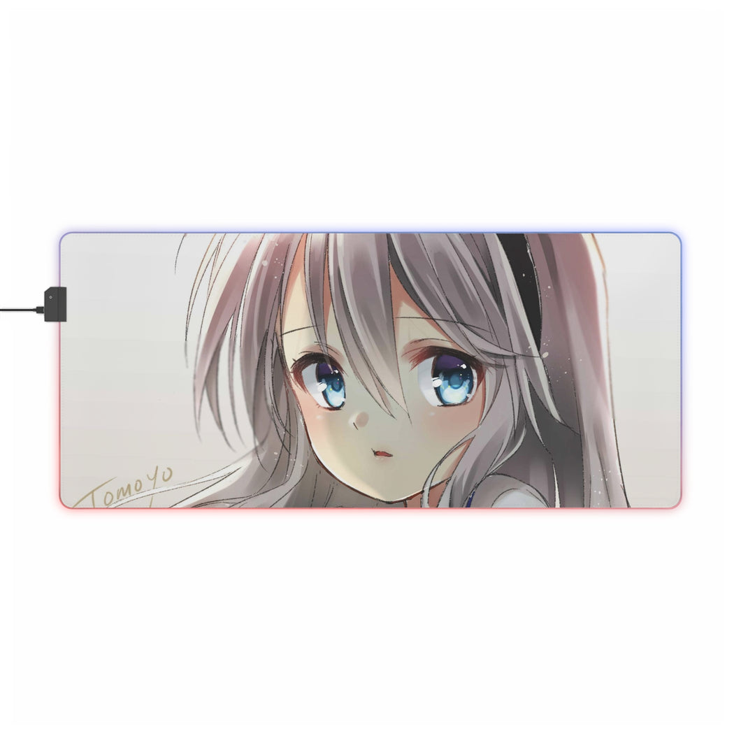 Clannad Tomoyo Sakagami RGB LED Mouse Pad (Desk Mat)