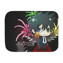 Load image into Gallery viewer, Shinya Kogami chibi Sherpa Blanket
