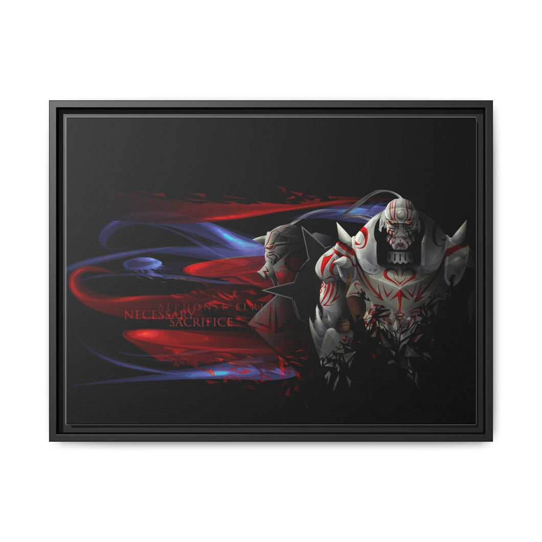 Anime FullMetal Alchemist Canvas Framed Art Print