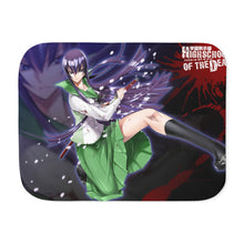Load image into Gallery viewer, Saeko Busujima Sherpa Blanket
