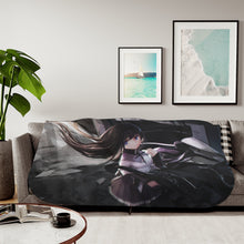 Load image into Gallery viewer, Puella Magi Madoka Magica Homura Akemi Sherpa Blanket
