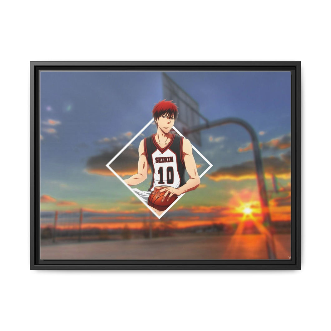 Anime Kuroko's Basketball Canvas Framed Art Print