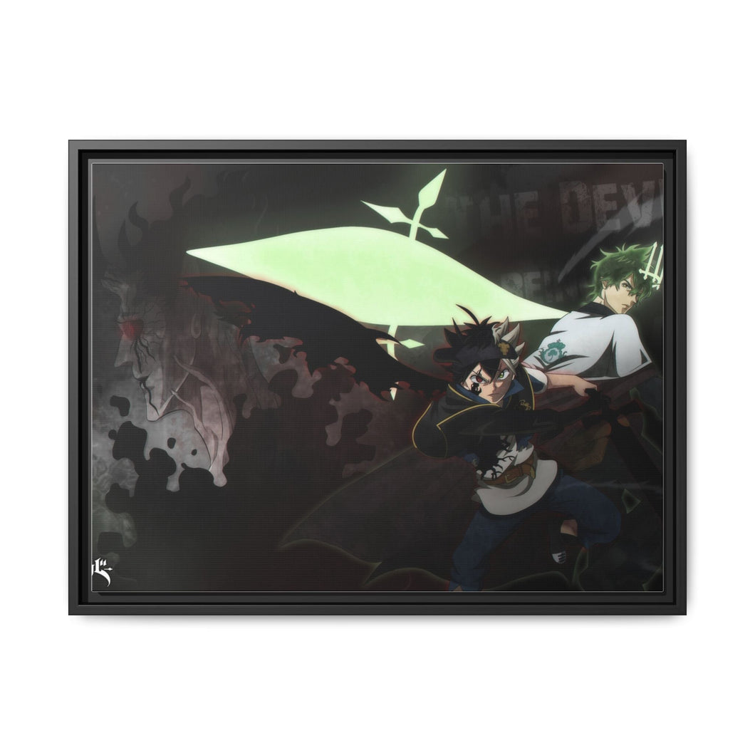 Anime Black Clover Canvas Framed Art Print