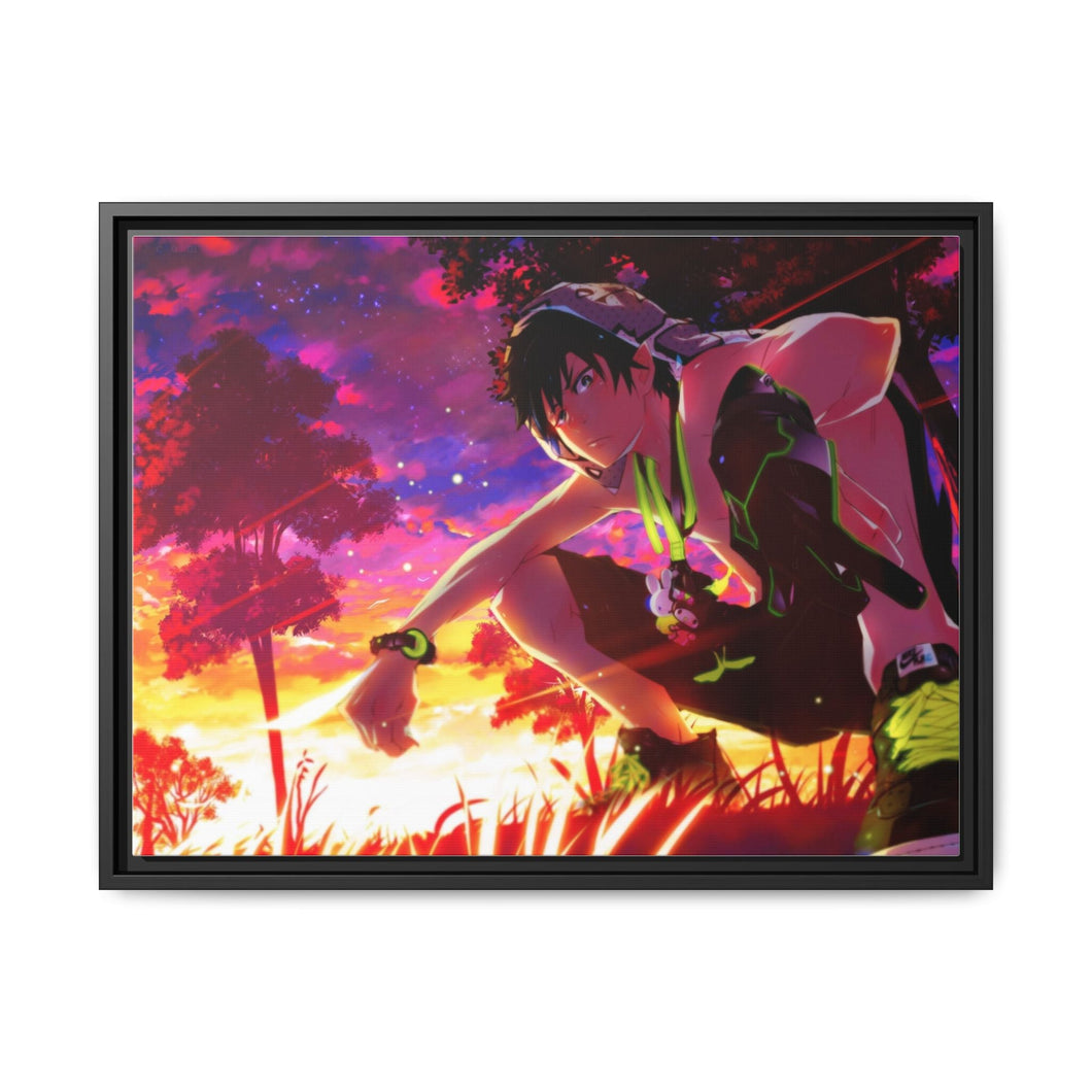 Blue Exorcist Canvas Framed Art Print