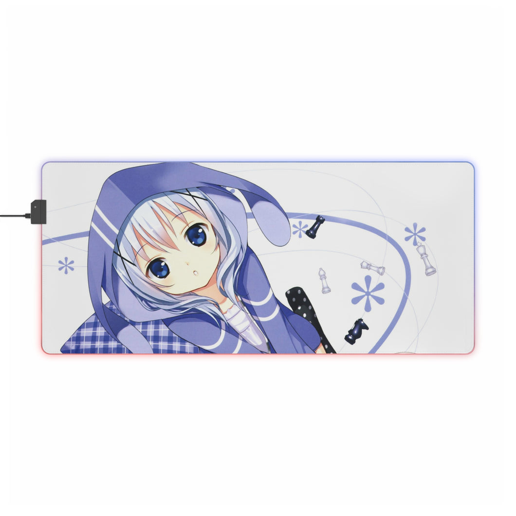 Is The Order A Rabbit? RGB LED Mouse Pad (Desk Mat)