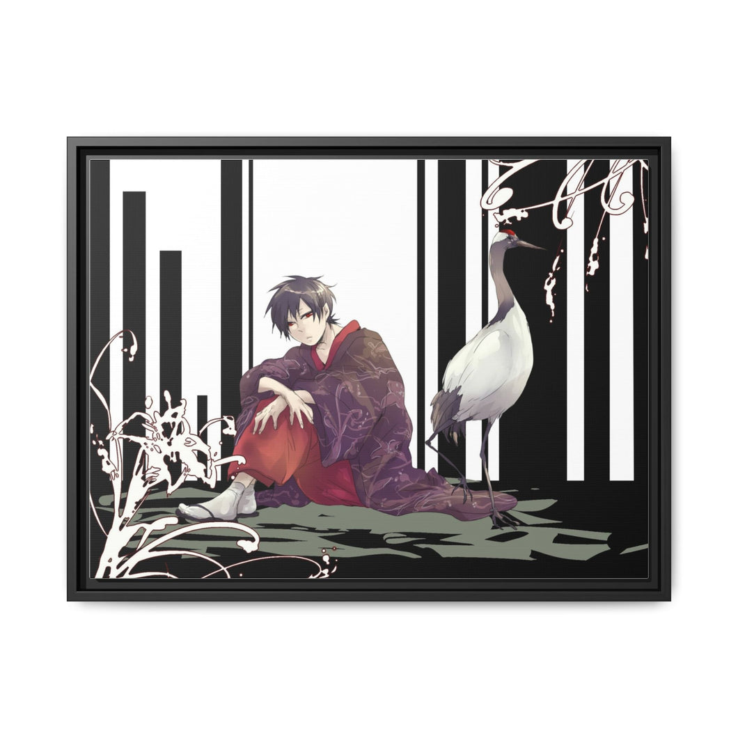 Durarara!! Izaya Orihara Canvas Framed Art Print