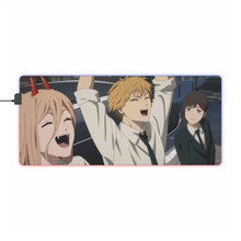 Load image into Gallery viewer, Anime Chainsaw Man RGB LED Mouse Pad (Desk Mat)
