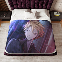Load image into Gallery viewer, Shuusei Kagari   Smile Sherpa Blanket
