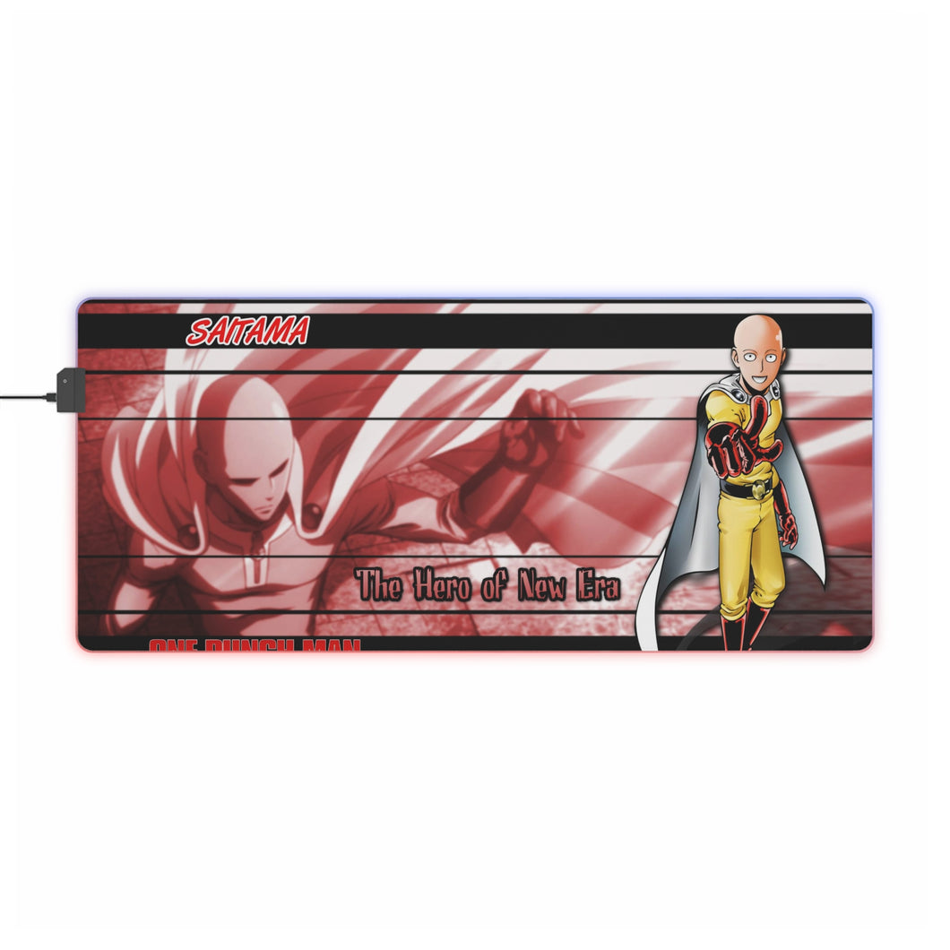 Anime One-Punch Man RGB LED Mouse Pad (Desk Mat)