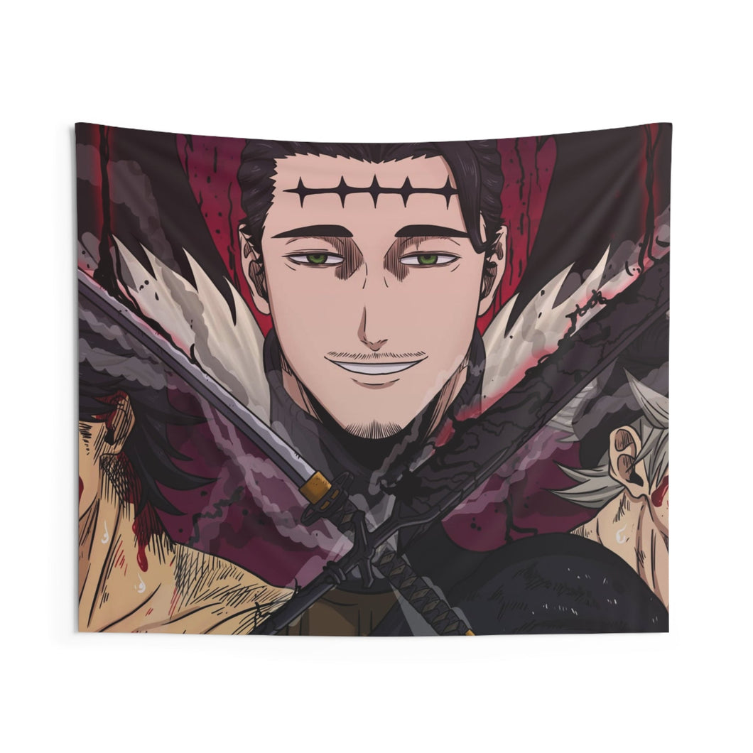 Black Clover Asta, Yami Sukehiro Indoor Wall Tapestry