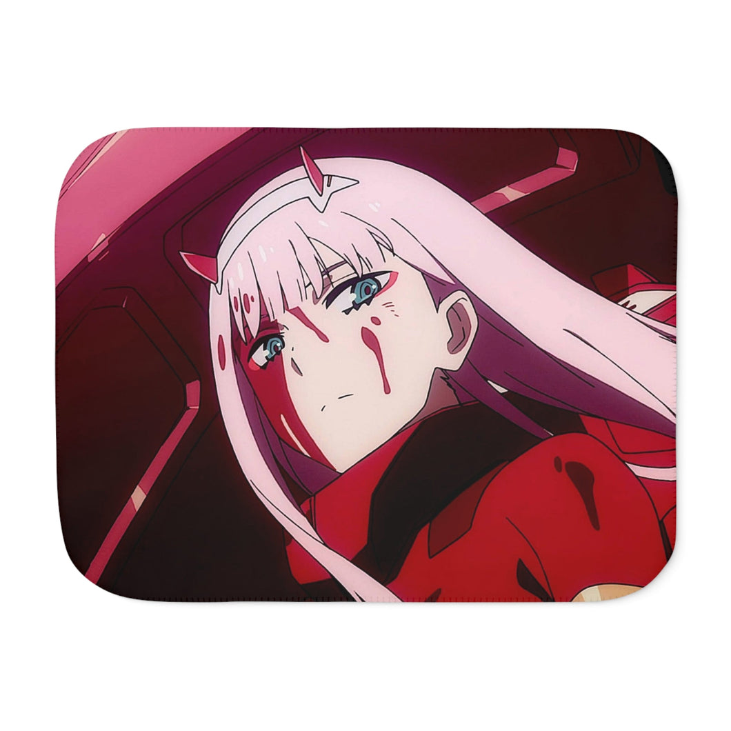 Darling in the FranXX Sherpa Blanket