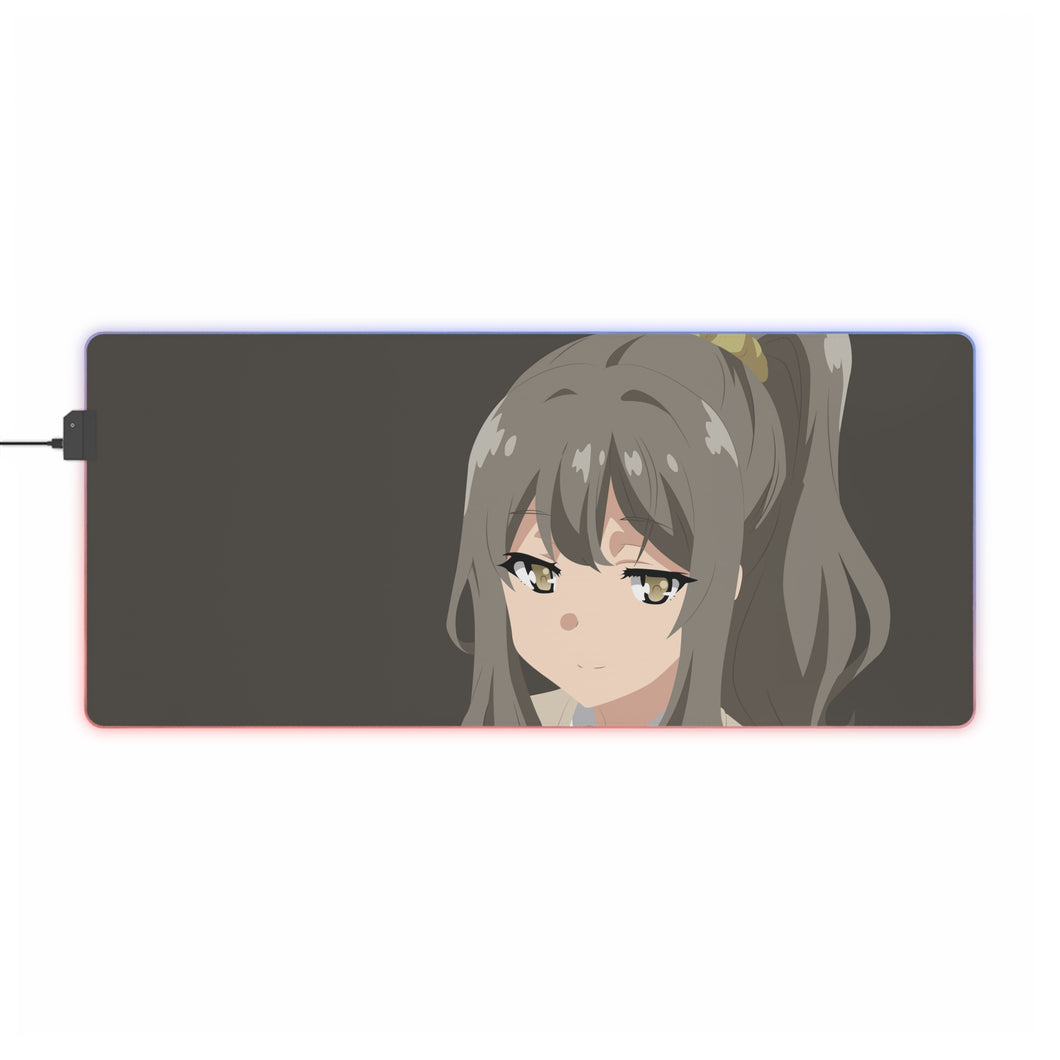 Rascal Does Not Dream Of Bunny Girl Senpai 8k RGB LED Mouse Pad (Desk Mat)