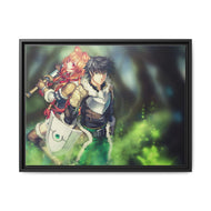 Friends Canvas Framed Art Print