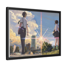 Load image into Gallery viewer, Taki and Mitsuha (Your Name) Canvas Framed Art Print
