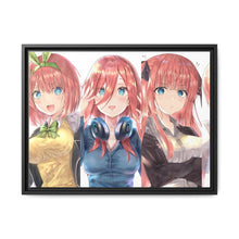 Load image into Gallery viewer, Anime The Quintessential Quintuplets Canvas Framed Art Print
