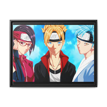 Load image into Gallery viewer, Sarada Uchiha Boruto Uzumaki Canvas Framed Art Print
