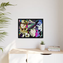 Load image into Gallery viewer, JoJo&#39;s Bizarre Adventure: Diamond is Unbreakable - Group Shot 2 Canvas Framed Art Print
