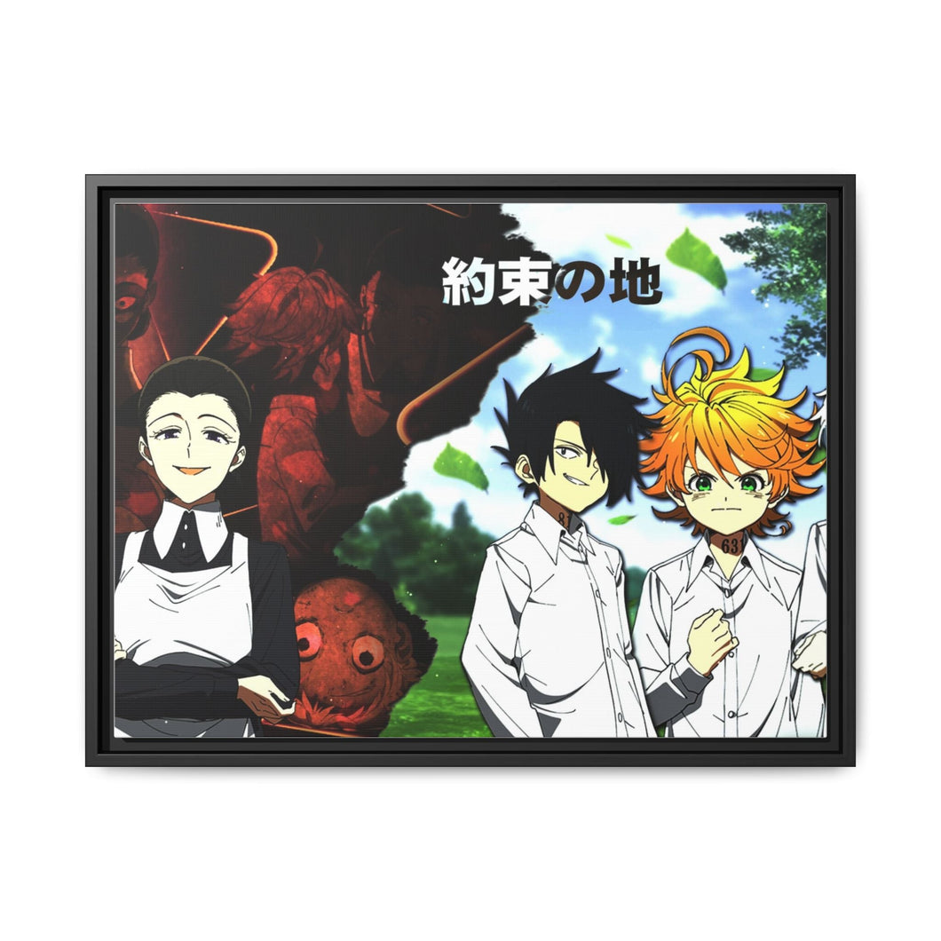 The Promised Neverlend / The True Canvas Framed Art Print