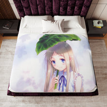 Load image into Gallery viewer, Anohana Meiko Honma Sherpa Blanket
