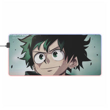 Load image into Gallery viewer, My Hero Academia Izuku Midoriya RGB LED Mouse Pad (Desk Mat)
