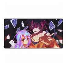 Load image into Gallery viewer, Sora and Shiro Mouse Pad (Desk Mat)
