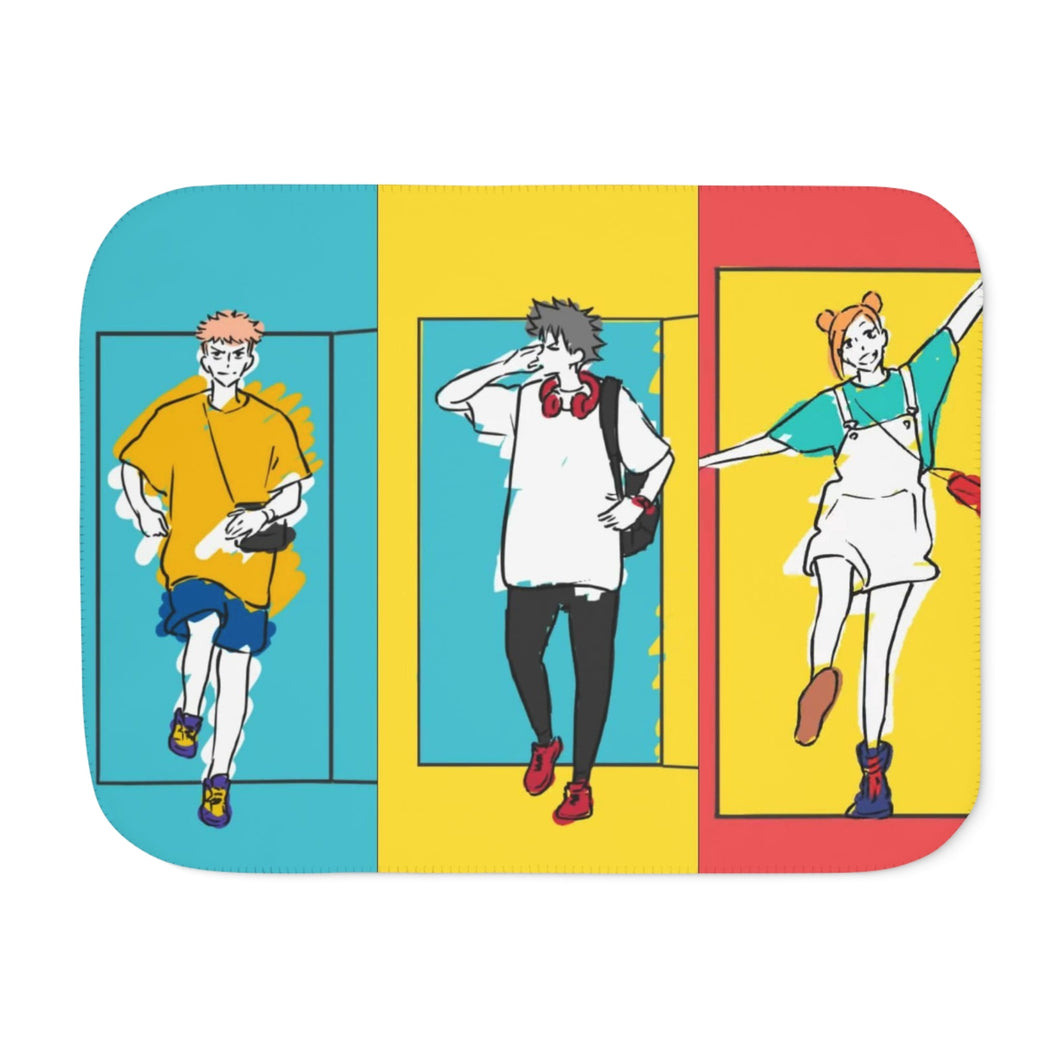 Anime Jujutsu Kaisen Sherpa Blanket