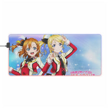 Load image into Gallery viewer, Love Live! Honoka Kousaka, Eri Ayase RGB LED Mouse Pad (Desk Mat)
