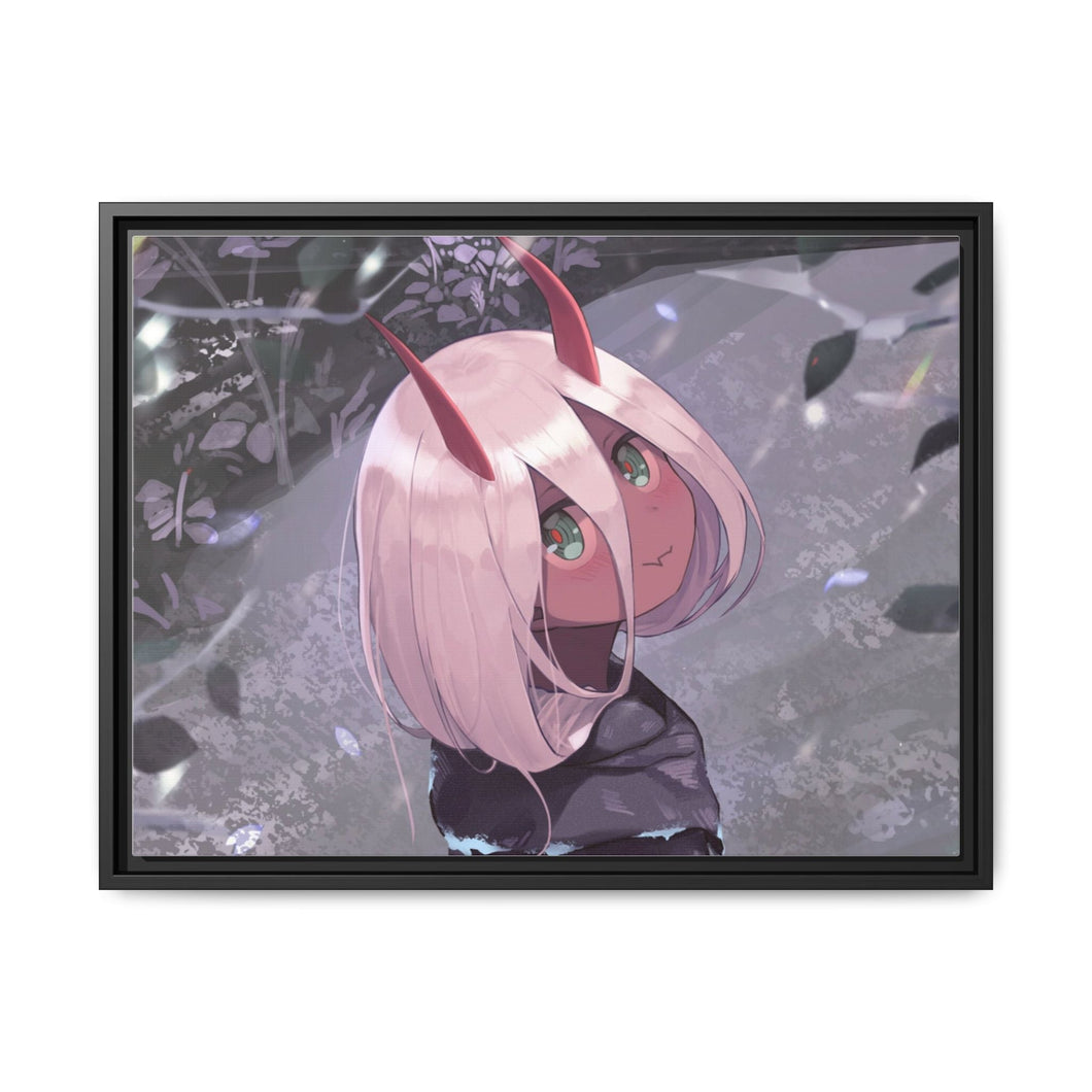 Zero Two Canvas Framed Art Print