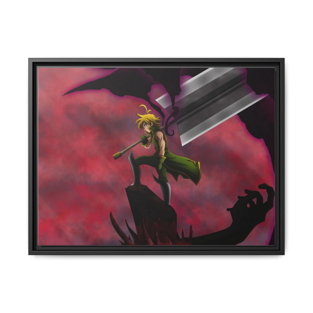 The Seven Deadly Sins Canvas Framed Art Print