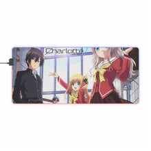 Load image into Gallery viewer, Charlotte Nao Tomori, Joujirou Takajou, Yusa Kurobane RGB LED Mouse Pad (Desk Mat)
