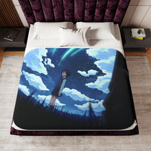 Load image into Gallery viewer, Your Name. Sherpa Blanket
