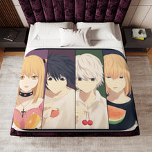 Load image into Gallery viewer, Anime Death Note Sherpa Blanket
