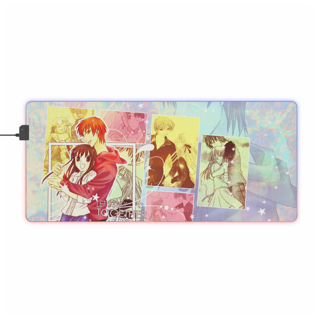 Fruits Basket RGB LED Mouse Pad (Desk Mat)