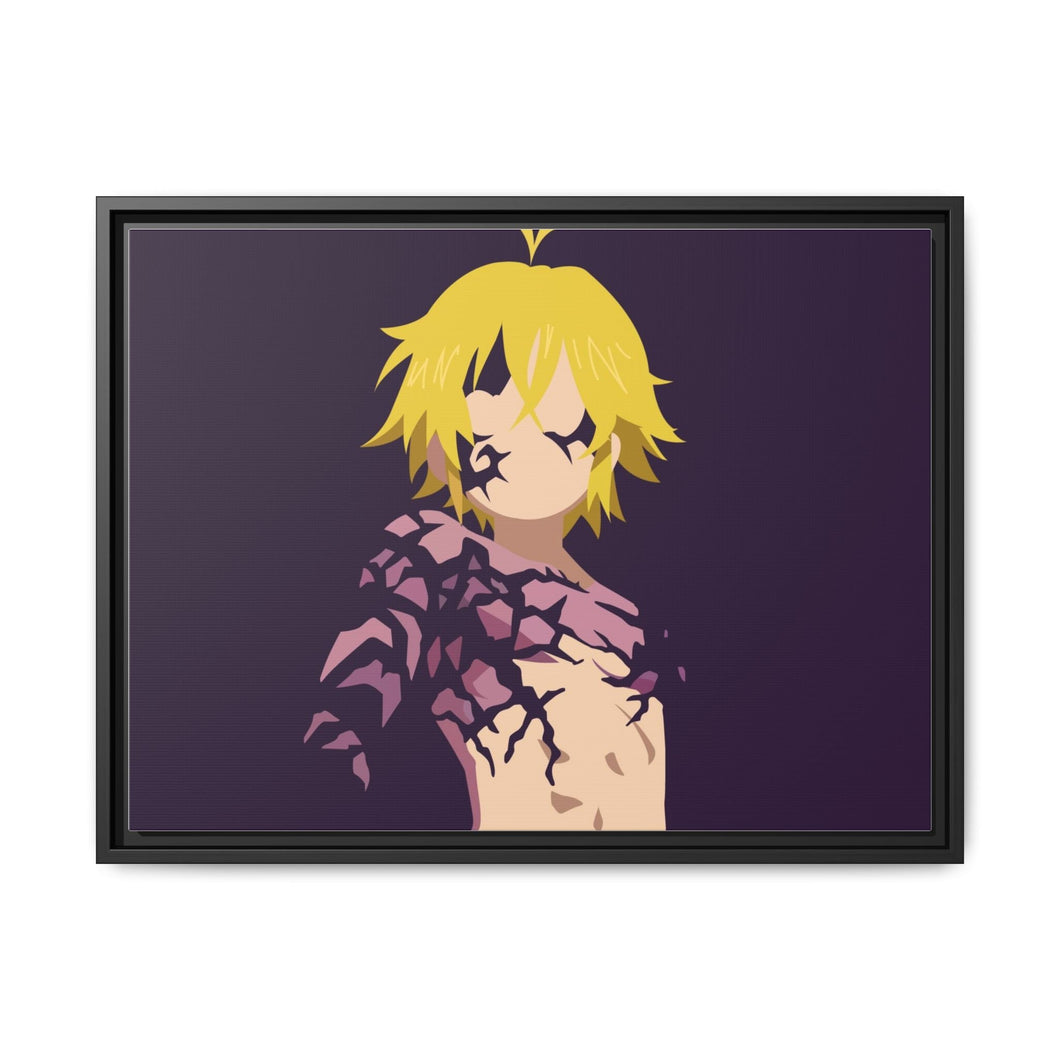 The Seven Deadly Sins Meliodas Canvas Framed Art Print
