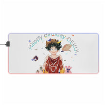 Load image into Gallery viewer, My Hero Academia Izuku Midoriya RGB LED Mouse Pad (Desk Mat)
