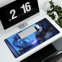 Load image into Gallery viewer, Overwatch Winter Wonderland Winston vs Mei Mouse Pad (Desk Mat)
