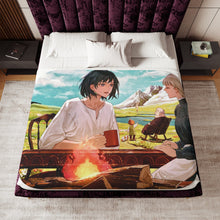 Load image into Gallery viewer, Howl&#39;s Moving Castle Sherpa Blanket
