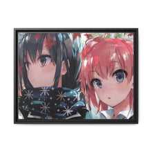 Load image into Gallery viewer, Yukino Yukinoshita, Yui Yuigahama Canvas Framed Art Print
